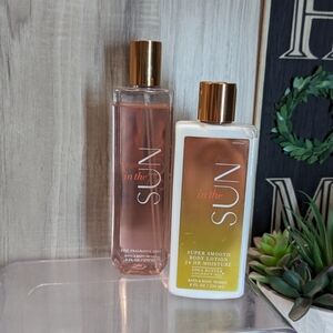 Bath and Body Works "IN THE SUN" Fragrance Mist & Body Lotion